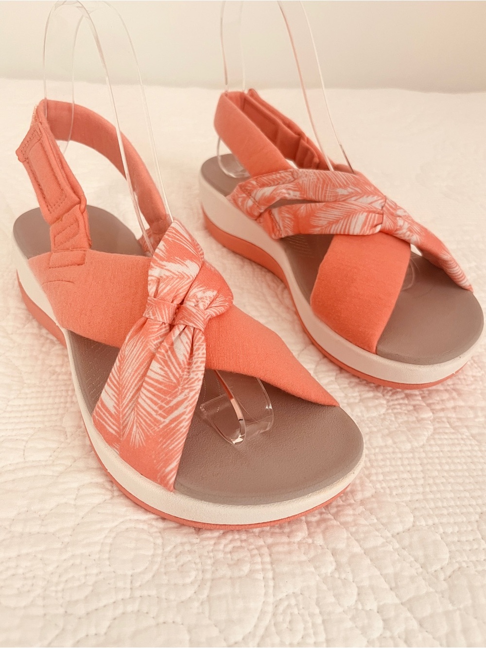 Clarks Coral Knotted Slingback Sandals